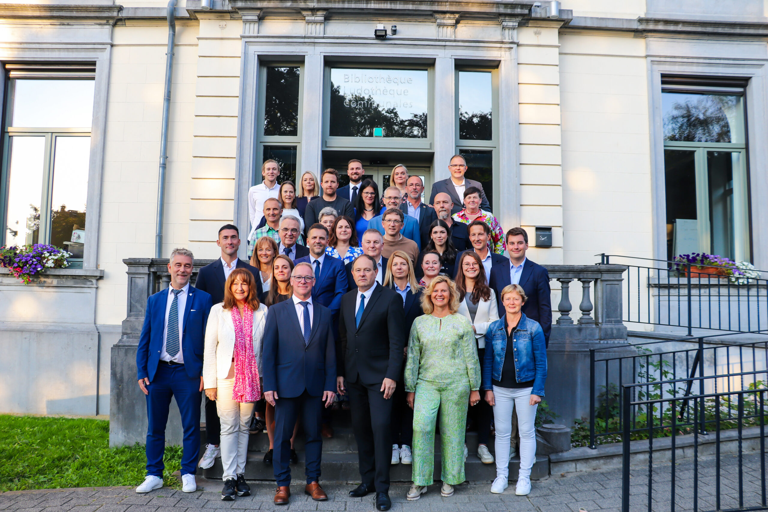 Les candidats de la Liste du Bourgmestre de Braine-l'Alleud aux élections communales du 13 octobre 2024